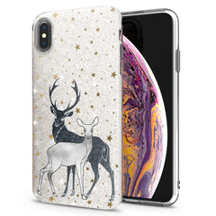 Lex Altern iPhone Glitter Case Couple Deer