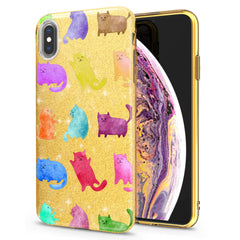 Lex Altern iPhone Glitter Case Colored Cats