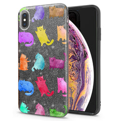 Lex Altern iPhone Glitter Case Colored Cats