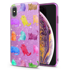 Lex Altern iPhone Glitter Case Colored Cats