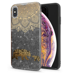 Lex Altern iPhone Glitter Case Mandala Bears