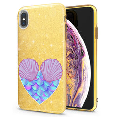 Lex Altern iPhone Glitter Case Mermaid Heart