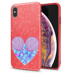 Lex Altern iPhone Glitter Case Mermaid Heart