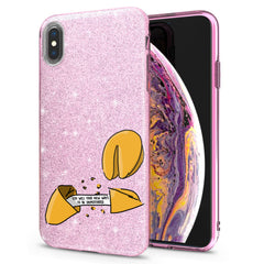 Lex Altern iPhone Glitter Case Fortune Biscuits