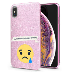 Lex Altern iPhone Glitter Case Sad Sticker