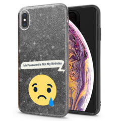 Lex Altern iPhone Glitter Case Sad Sticker