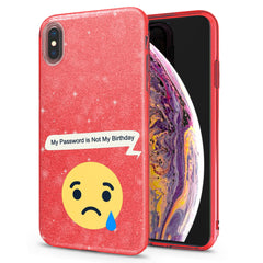 Lex Altern iPhone Glitter Case Sad Sticker