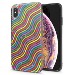 Lex Altern iPhone Glitter Case Colored Lines