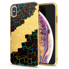 Lex Altern iPhone Glitter Case Abstract Squares