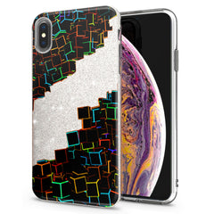 Lex Altern iPhone Glitter Case Abstract Squares