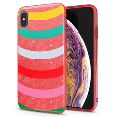 Lex Altern iPhone Glitter Case Colored Stripes