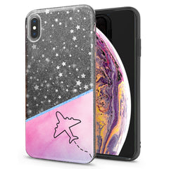 Lex Altern iPhone Glitter Case Abstract Plane