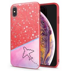 Lex Altern iPhone Glitter Case Abstract Plane