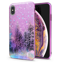 Lex Altern iPhone Glitter Case Colorful Forest Theme