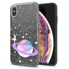 Lex Altern iPhone Glitter Case Colorful Saturn