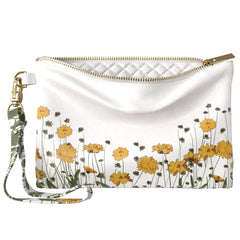 Lex Altern Makeup Bag Yellow Flowers