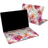 Lex Altern Vinyl MacBook Skin Pink Peonies Design