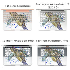 Lex Altern Vinyl MacBook Skin Turtle Watercolor