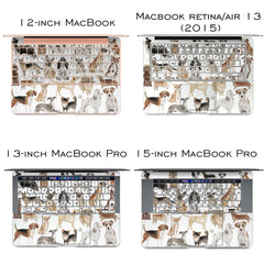 Lex Altern Vinyl MacBook Skin Dog Pattern