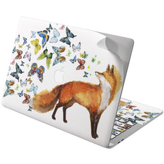 Lex Altern Vinyl MacBook Skin Fox Butterfly