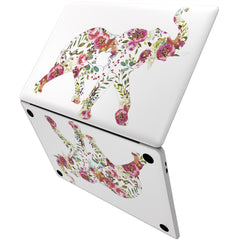 Lex Altern Vinyl MacBook Skin Floral Elephant