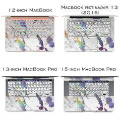 Lex Altern Vinyl MacBook Skin Rainbow Marble