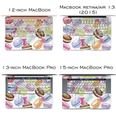 Lex Altern Vinyl MacBook Skin Macaroon Cookies