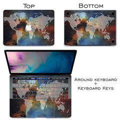 Lex Altern Vinyl MacBook Skin Galaxy Map