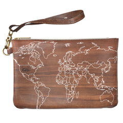 Lex Altern Makeup Bag Walnut Wood