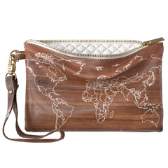 Lex Altern Makeup Bag Walnut Wood