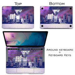 Lex Altern Vinyl MacBook Skin Abstract City