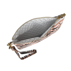 Lex Altern Makeup Bag Striped Leaves