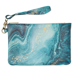 Lex Altern Makeup Bag Blue Painting