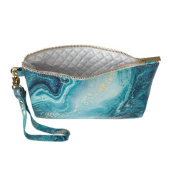 Lex Altern Makeup Bag Blue Painting