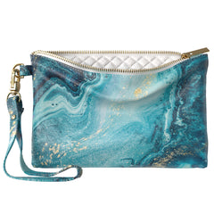 Lex Altern Makeup Bag Blue Painting