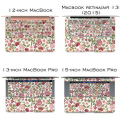 Lex Altern Vinyl MacBook Skin Cute Roses Theme