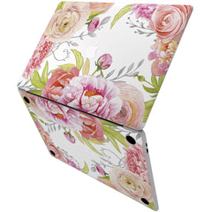 Lex Altern Vinyl MacBook Skin Beautiful Peonies