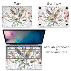 Lex Altern Vinyl MacBook Skin Ethnic Composition