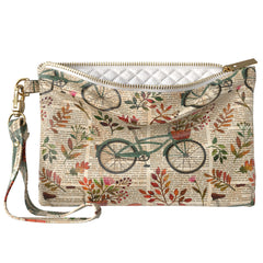 Lex Altern Makeup Bag Floral Bicycle Theme