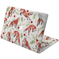 Lex Altern Vinyl MacBook Skin Colorful Foxes