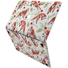 Lex Altern Vinyl MacBook Skin Colorful Foxes