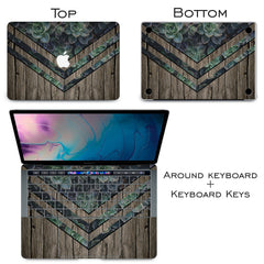 Lex Altern Vinyl MacBook Skin Green Plants Theme