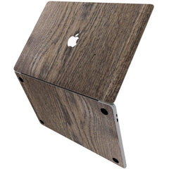 Lex Altern Vinyl MacBook Skin Brown Polished Wood