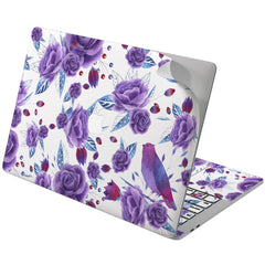 Lex Altern Vinyl MacBook Skin Violet Blossom