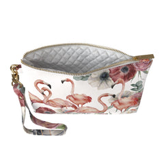 Lex Altern Makeup Bag Flamingo Flowers