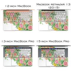 Lex Altern Vinyl MacBook Skin Gentel Roses