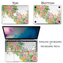 Lex Altern Vinyl MacBook Skin Gentel Roses