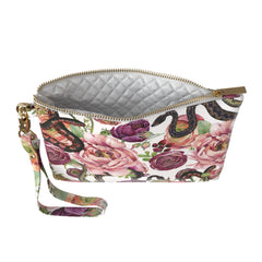 Lex Altern Makeup Bag Beautiful Floral Snakes