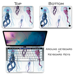 Lex Altern Vinyl MacBook Skin Amazing Jellyfishes