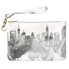 Lex Altern Makeup Bag Grey Skyscrapers